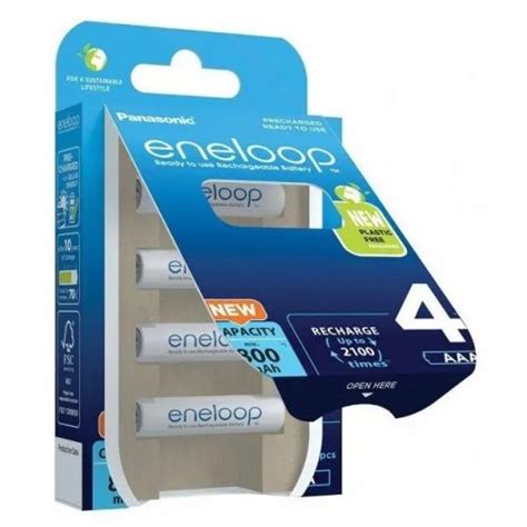 Купить Аккумулятор Panasonic Eneloop Aaa 800 Mah Ni Mh 4bp Bk 4mcde