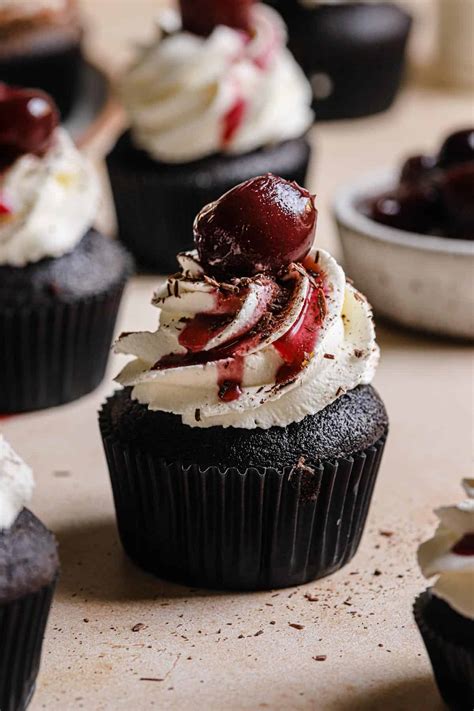 Easy Black Forest Cupcakes Recipe