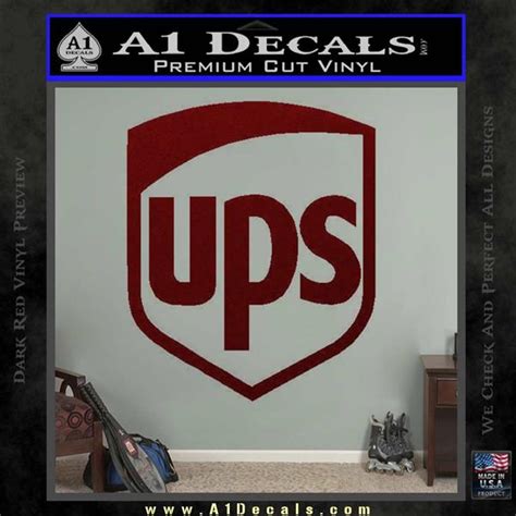 Ups Decal Sticker Sh A1 Decals