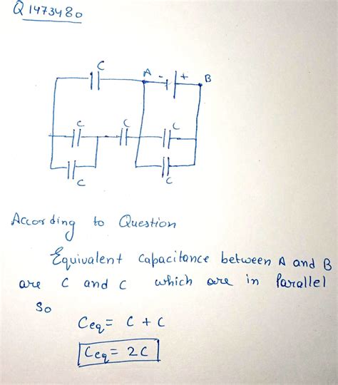 Find Equivalent Capacitance Between A And B