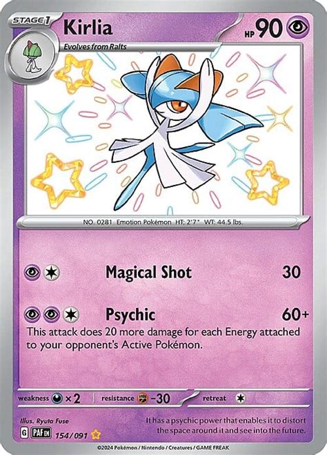 Kirlia Paldean Fates Pokémon Cardtrader