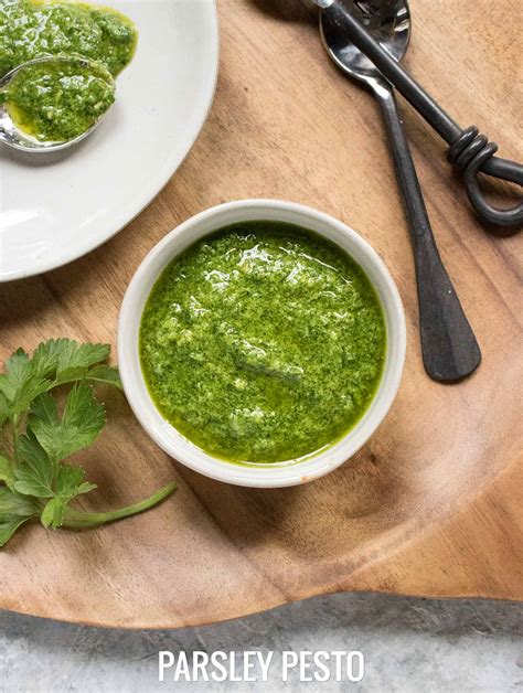 Parsley Pesto Recipe Soupaddict