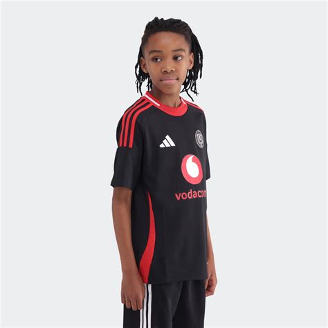 Clothing Orlando Pirates Home Jersey 24 25 Youths Black Adidas