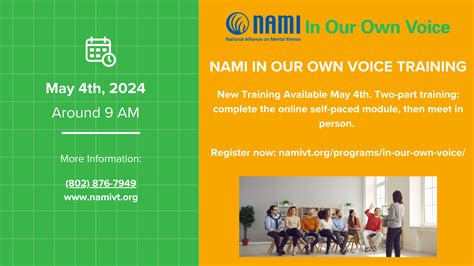 In Our Own Voice Training Nami Vermont