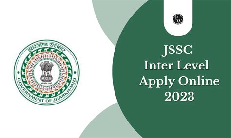 Jssc Inter Level Apply Online Application Form Link