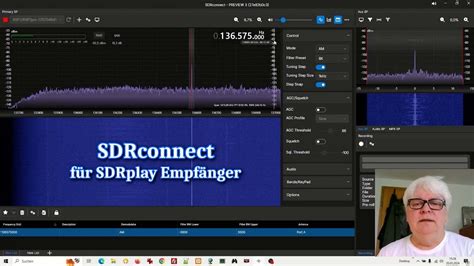 SDRconnect Neue SDR Software für SDRplay Empfänger Receiver Windows