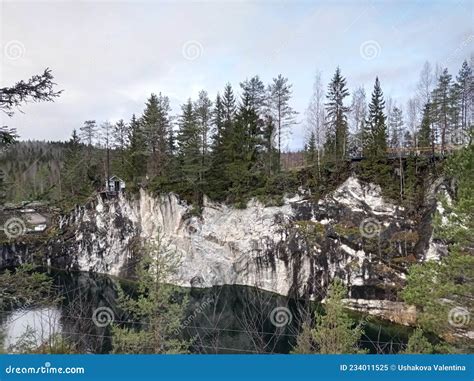 Charming Views of Nature, Karelia, Ruskeala Mountain Park, Northern ...