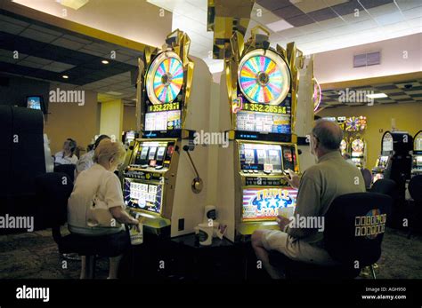 Gambling at Bay Mills Casino in Michigan s Upper Peninsula Stock Photo ...