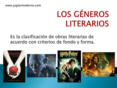 Ppt Los GÉneros Literarios Powerpoint Presentation Free Download Id 3022173