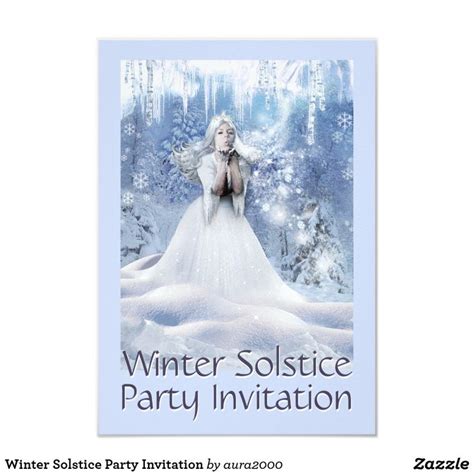 Winter Solstice Party Invitation | Zazzle | Solstice party, Winter solstice party, Party invitations