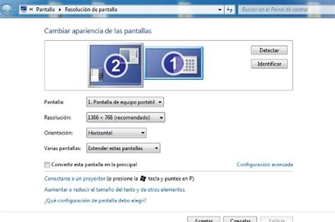 Ajustar resolución de pantalla en Windows 7