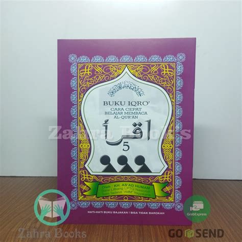 Jual Buku IQRO Per Jilid Buku IQRO Set Besar Per Jilid Jilid 1 6