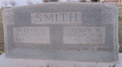 Joseph William Smith Memorial Find A Grave