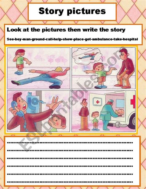 Story Pictures Esl Worksheet By Nora85