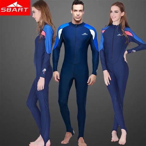 Sbart Upf50 Wetsuit Lycra Full Body Swimwear Swim Triathlon Suit