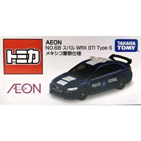 Tomica AEON No 68 Subaru WRX STI Type S Mexican Police Type NShop