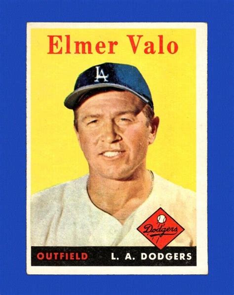 Topps Set Break Elmer Valo Ex Exmint Gmcards Ebay