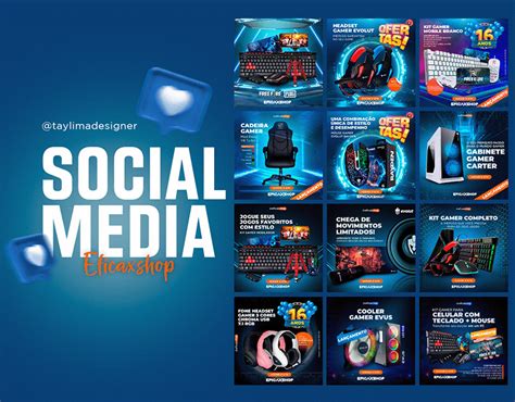 Social Media Gamer On Behance