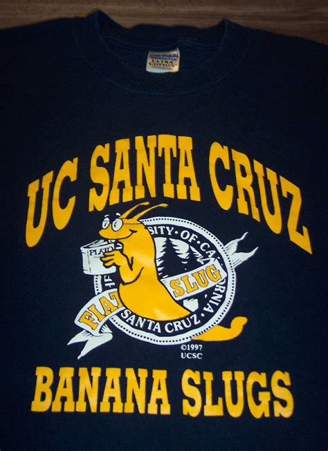 Vintage 1997 UC Santa Cruz Banana Slugs Pulp Fiction T-shirt LARGE 1990 ...