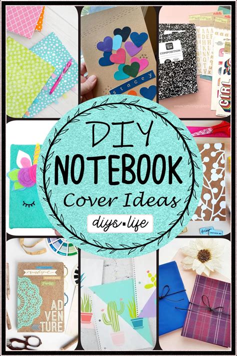 10 DIY Notebook Cover Ideas For Stylizing Your Books - DIYS