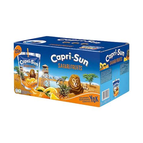 Capri Sun Safari Meyve Suyu 20 li 2 li Fiyatları ve Modelleri Pazarama