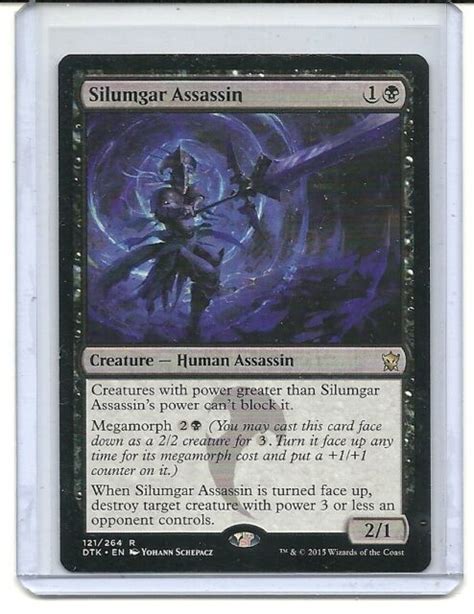 Silumgar Assassin Dragons Of Tarkir Magic The Gathering Ebay