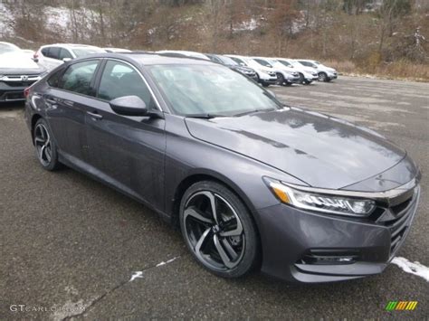 Modern Steel Metallic Honda Accord Sport Sedan Exterior Photo