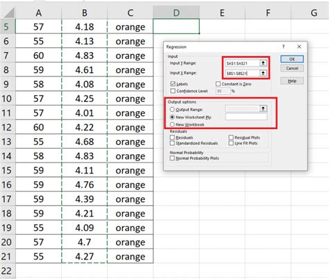 How To Do Regression In Excel Simple Linear Regression Databasetown