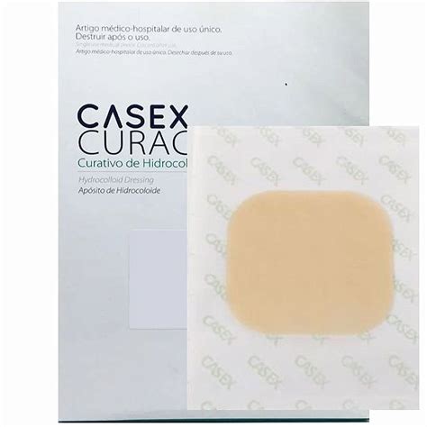 Curativo Hidrocoloide Curactive Extra Fino Casex Raremed Hospitalar