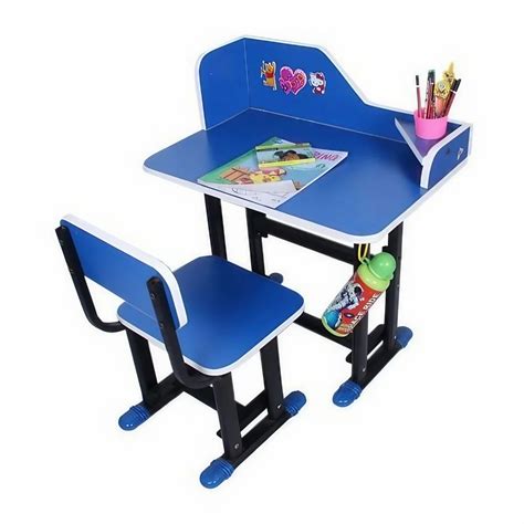 blue wooden kids study table  rs piece  kolkata id
