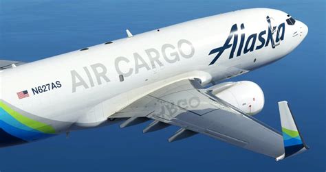 Alaska Air Cargo [n627as] For Pmdg B737 700bdsf For Microsoft Flight Simulator Msfs