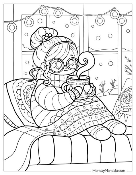 20 Hot Chocolate Coloring Pages Free PDF Printables Coloring Pages