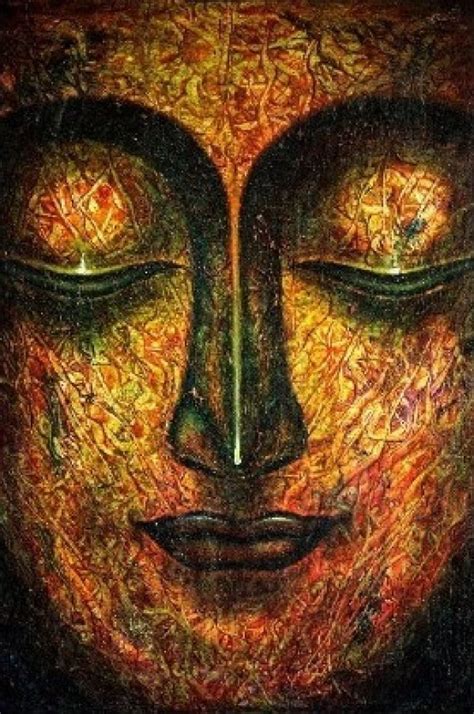 Abstract Buddha Face Painting | Decor Your Walls