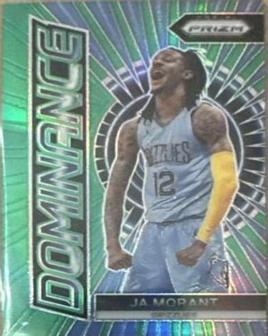 Ja Morant Green Prizm 1 Prices 2023 Panini Prizm Dominance