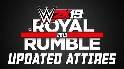 WWE 2K19 Royal Rumble 2019 Attires I Liked Most PS4 YouTube