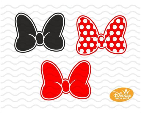 Minnie Mouse Bow Cut Out