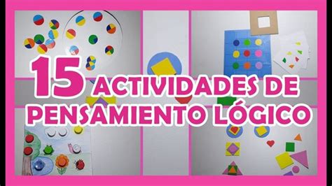 Actividades De Pensamiento L Gico Youtube Pensamiento Logico