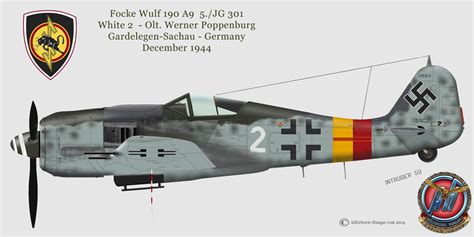 Asisbiz Focke Wulf Fw A Jg White Werner Poppenburg