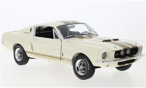 Miniature Shelby GT 1 18 Auto World Ford Mustang 350 Beige Dekor 1967