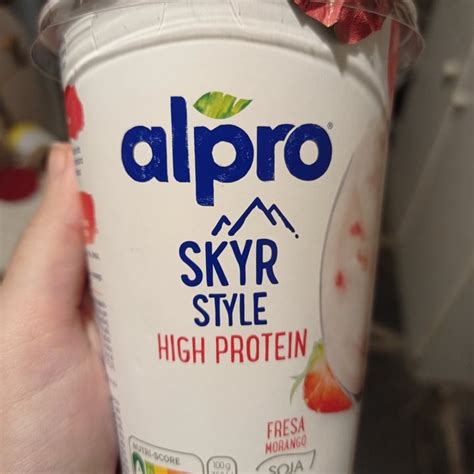 Alpro Fresa Morango Soja Skyr Style High Protein Review Abillion