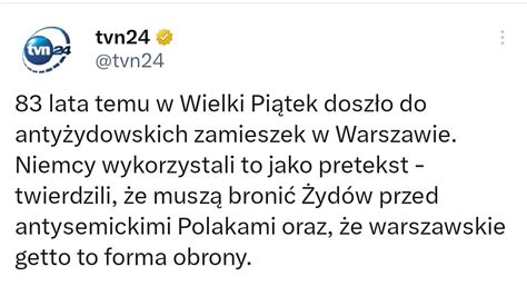 Profesor Pingwin On Twitter Widz E Ten Tweet Tvn Wzbudza Spore