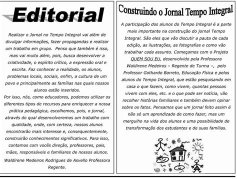 Exemplos De Um Editorial