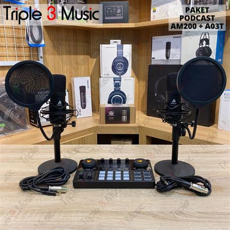 Jual Maono Am Paket Podcast Orang With Maono A T Bundle Podium