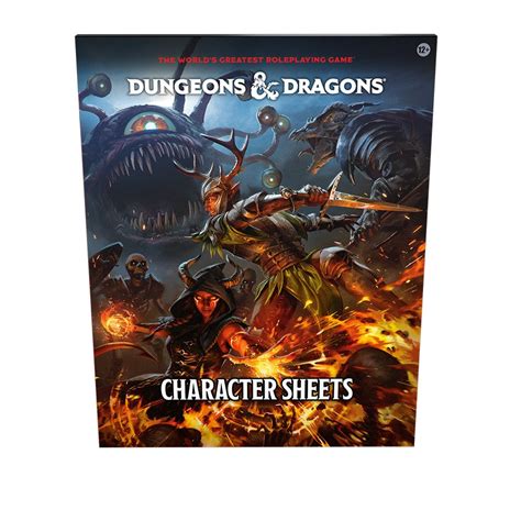 Dungeons And Dragons Character Sheets 2024 Mini Megastore