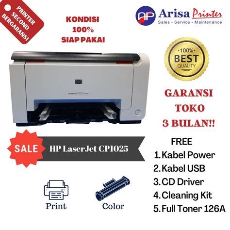 Jual Printer Secondbekas Hp Laserjet Cp1025 Bergaransi Dan Berkualitas