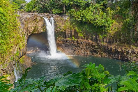 Rainbow Falls In Hilo Hawaii Hd Wallpaper Pxfuel