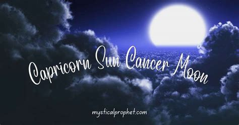 Capricorn Sun Cancer Moon Personality Driven Yet Emotional