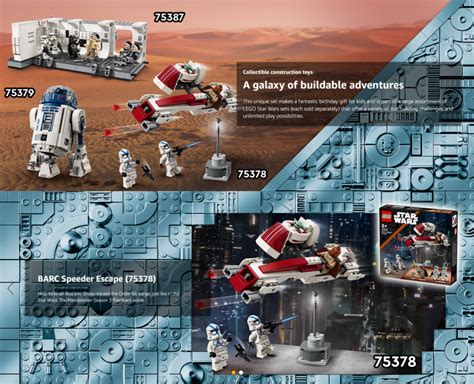 Lego Star Wars Barc Speeder Escape Revealed