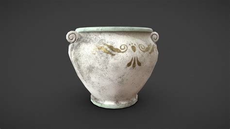 Pottery 3d Model By Enroux0 [fe324f6] Sketchfab