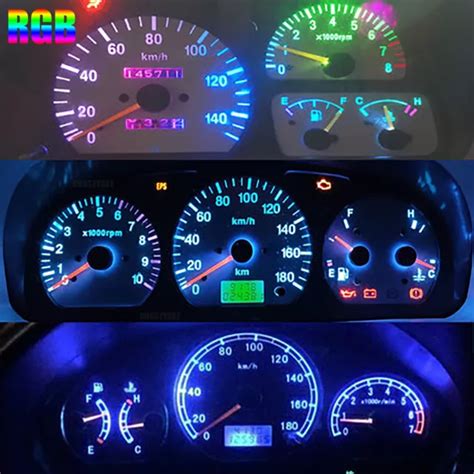 Dash Instrument Cluster Gauge Rgb Led Lights Kit Fits Chevy